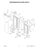 Refrigerator door parts
