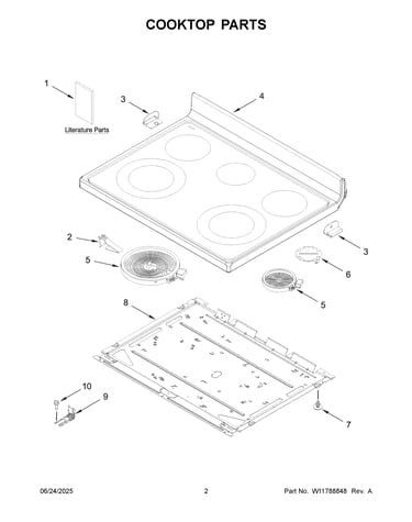 Cooktop parts