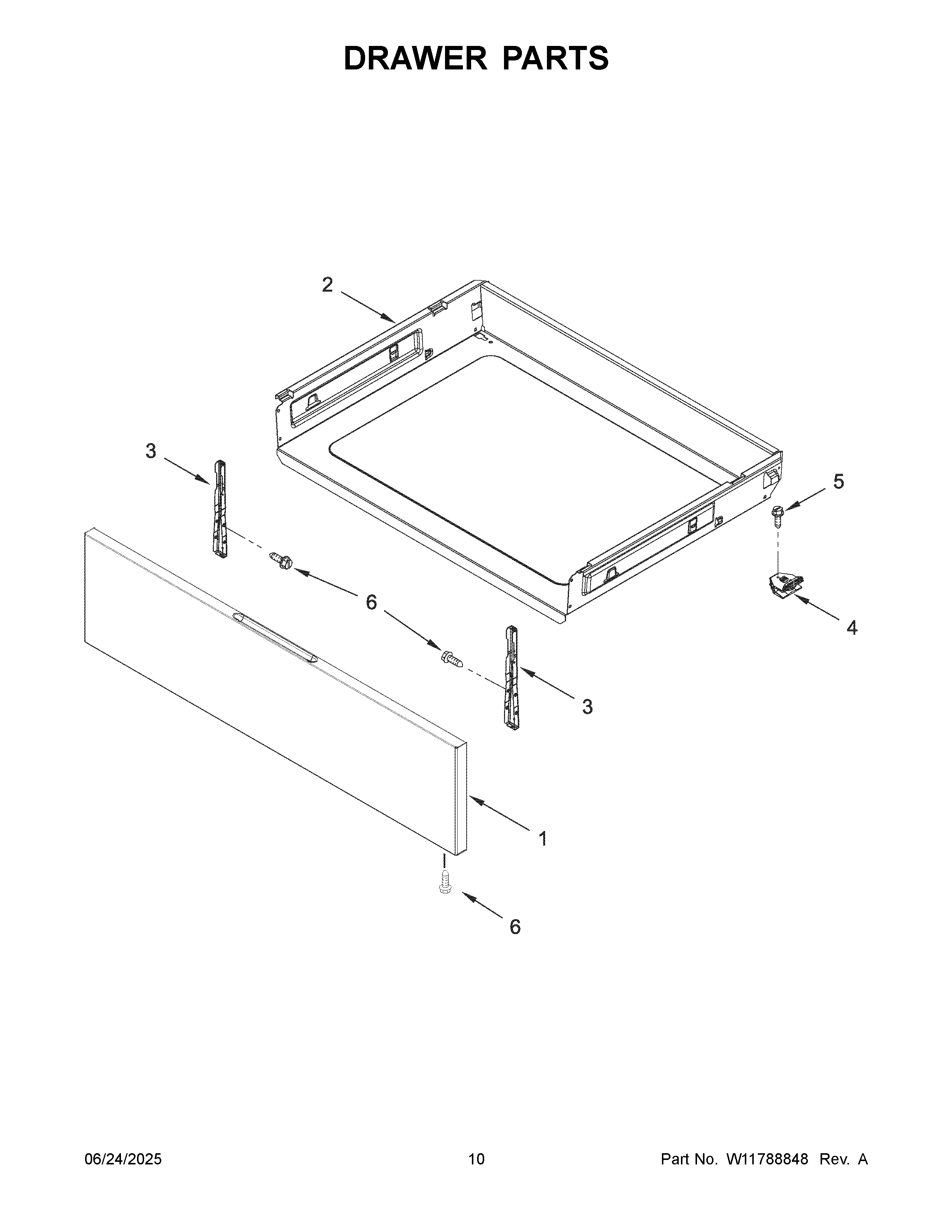 Drawer parts