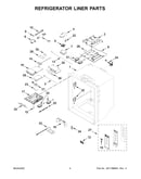 Refrigerator liner parts