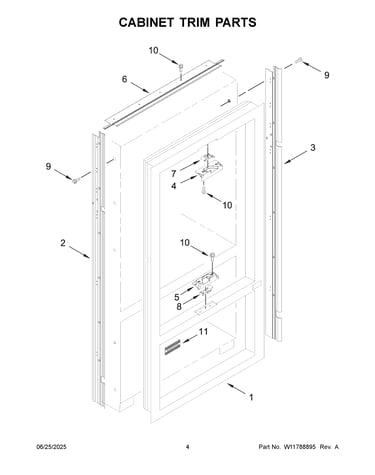 Cabinet trim parts
