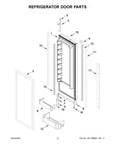 Refrigerator door parts