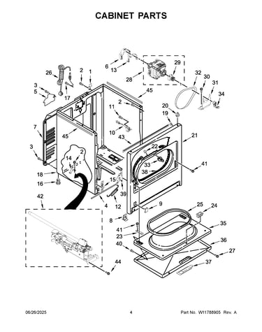 Cabinet parts