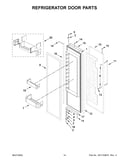 Refrigerator door parts