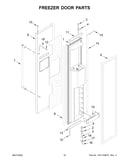 Freezer door parts