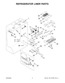 Refrigerator liner parts