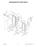 Refrigerator door parts