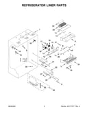 Refrigerator liner parts
