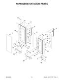 Refrigerator door parts