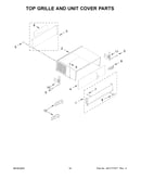 Top grille and unit cover parts