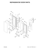 Refrigerator door parts