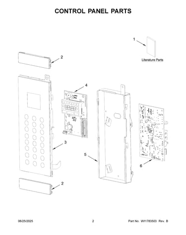 Control panel parts