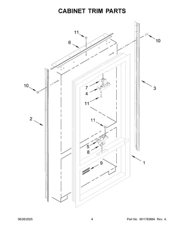 Cabinet trim parts