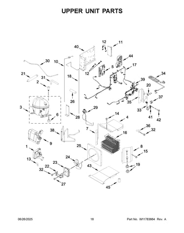 Upper unit parts
