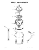 Basket and tub parts