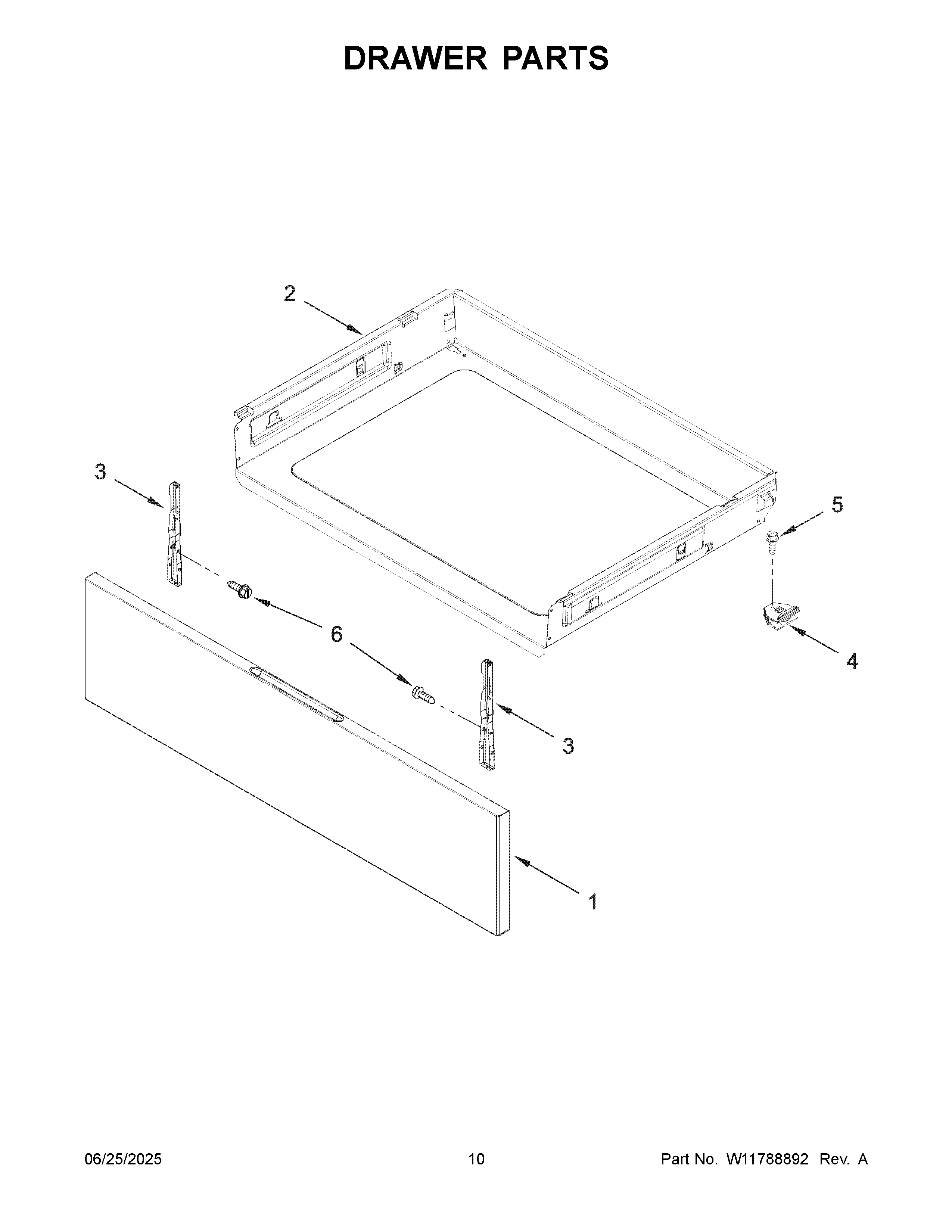 Drawer parts