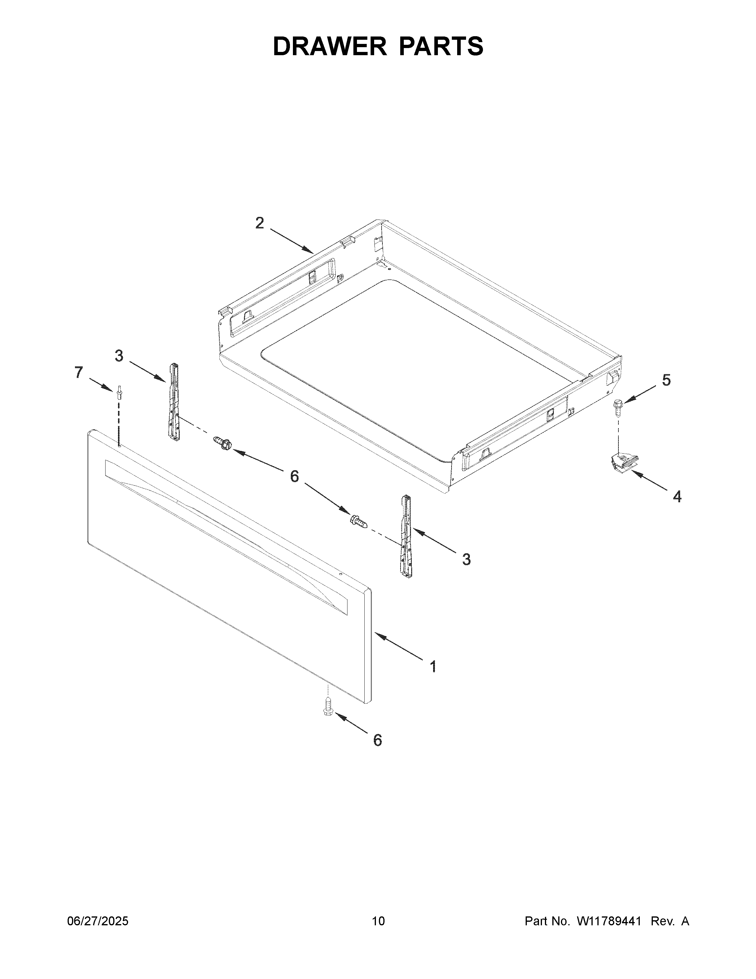 Drawer parts