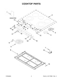 Cooktop parts
