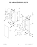 Refrigerator door parts