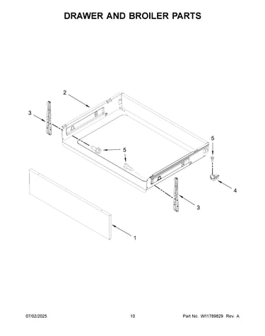 Drawer and broiler parts