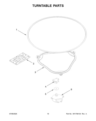 Turntable parts