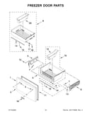 Freezer door parts