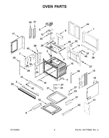 Oven parts