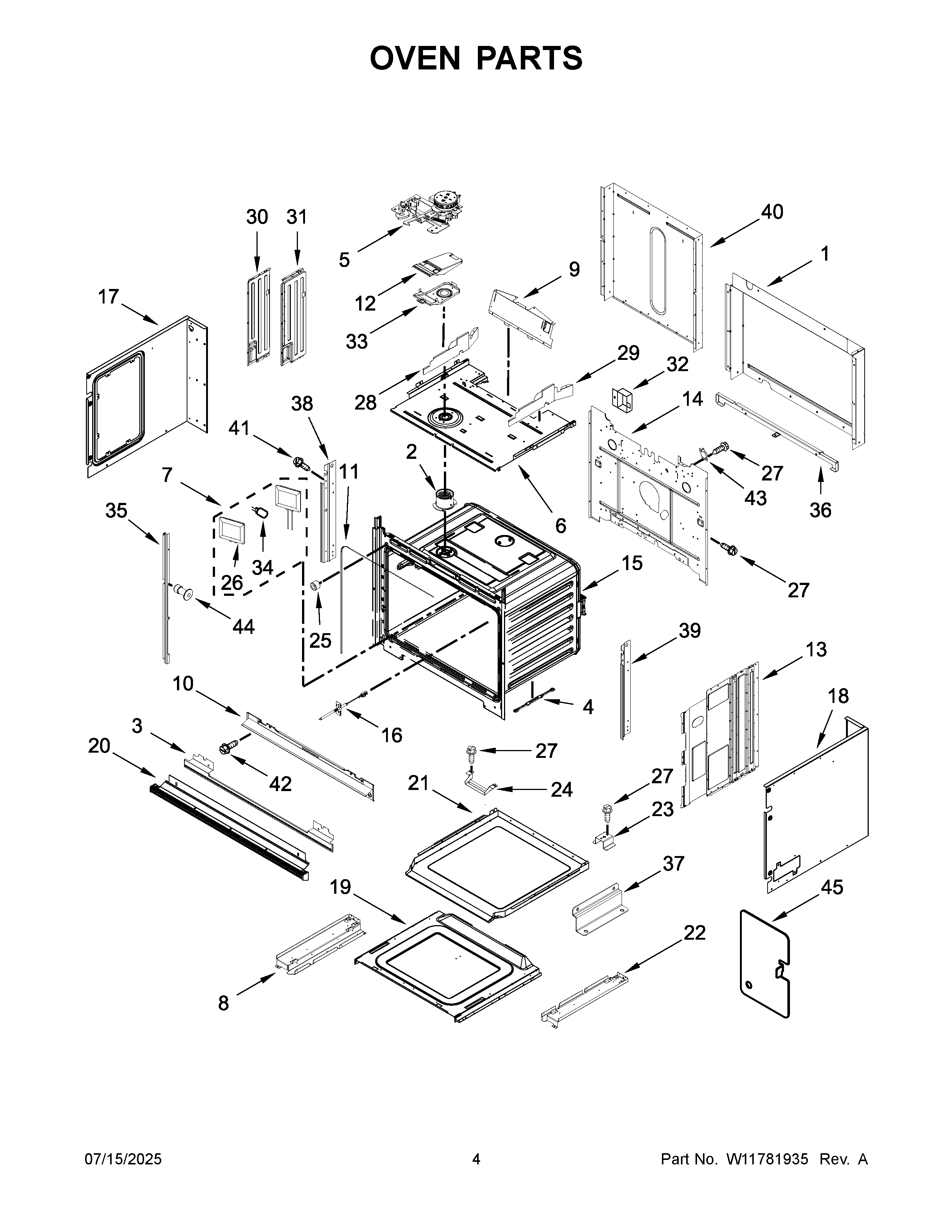 Oven parts
