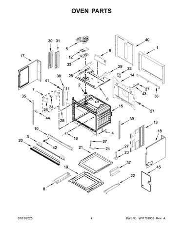 Oven parts