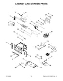Cabinet and stirrer parts