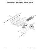 Third level rack and track parts