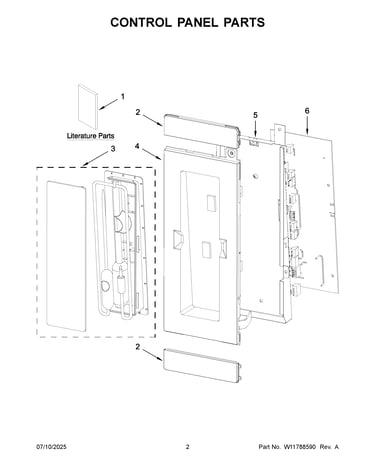 Control panel parts