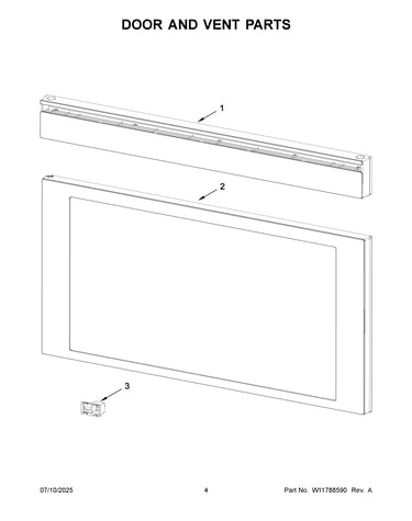 Door and vent parts