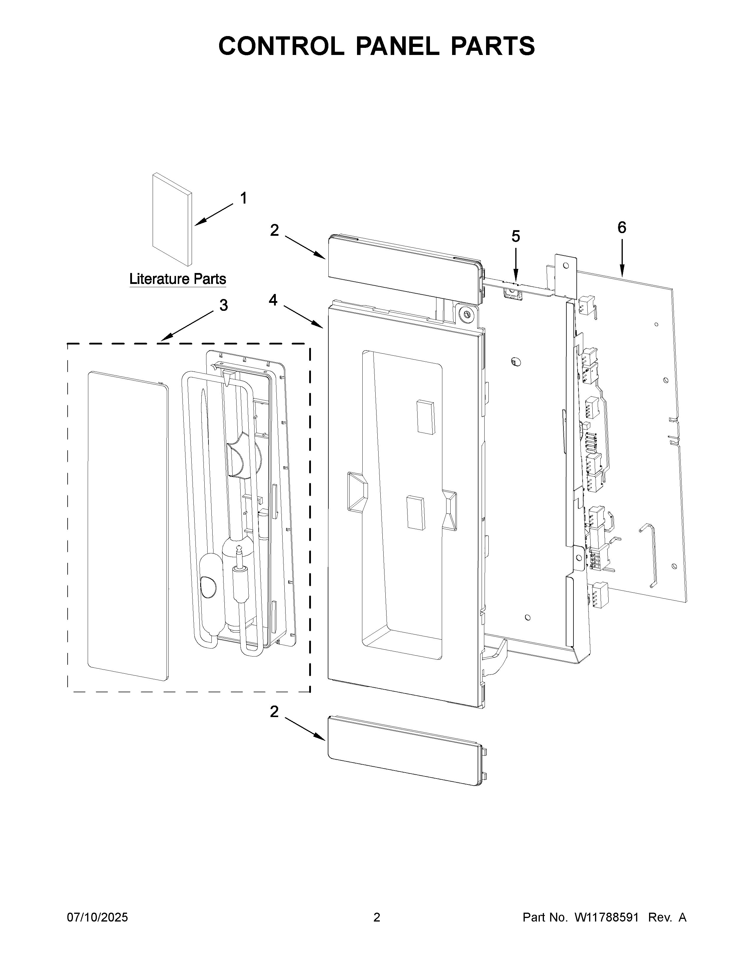 Control panel parts