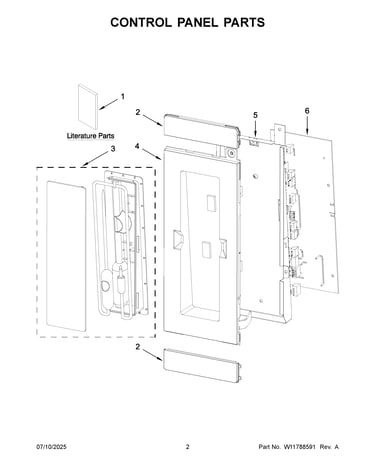 Control panel parts