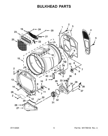 Bulkhead parts