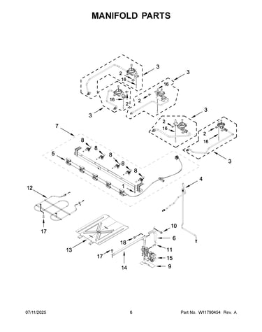 Manifold parts