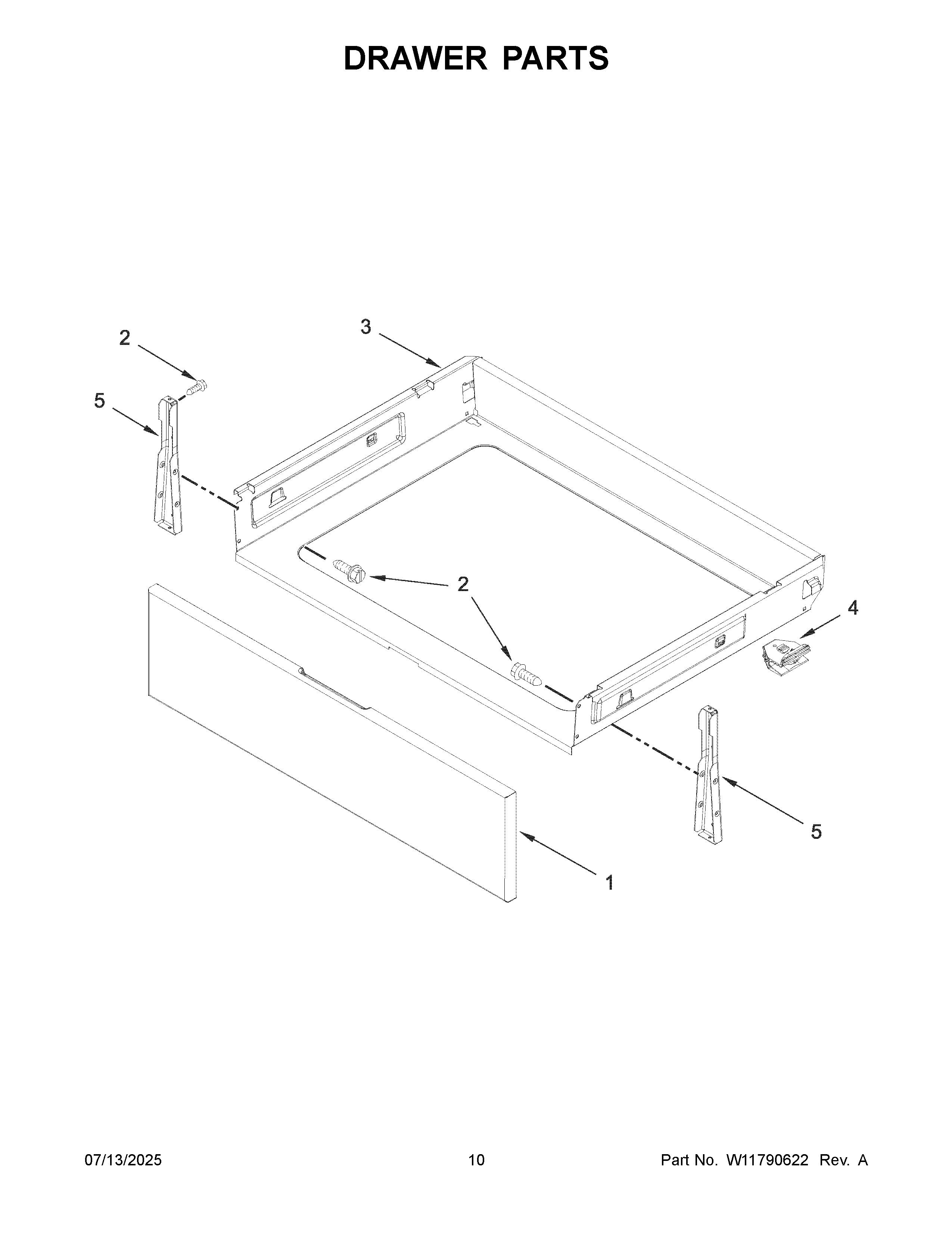 Drawer parts