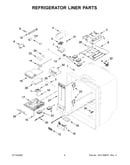 Refrigerator liner parts