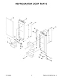 Refrigerator door parts