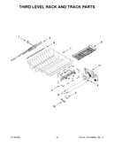 Third level rack and track parts