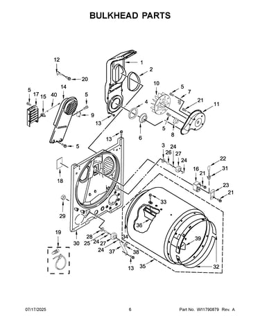 Bulkhead parts
