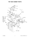 Top and cabinet parts