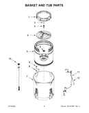 Basket and tub parts
