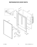 Refrigerator door parts