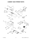Cabinet and stirrer parts