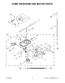 Pump, washarm and motor parts