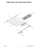 Third level rack and track parts