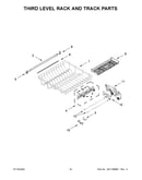 Third level rack and track parts