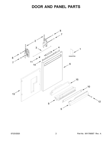 Door and panel parts